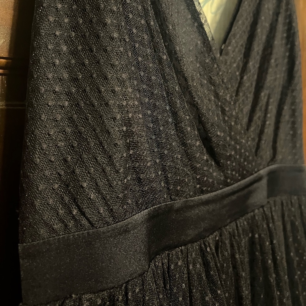 Navy Blue Midi Dress from Express